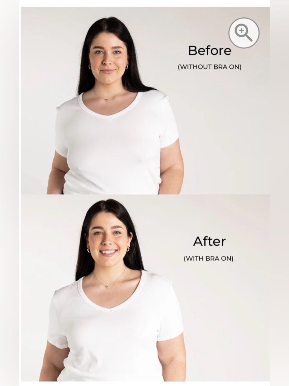 Understance Peek-Proof T-Shirt FlexWire Contour Demi Bra Chanpagne 40C - Picture 3 of 7